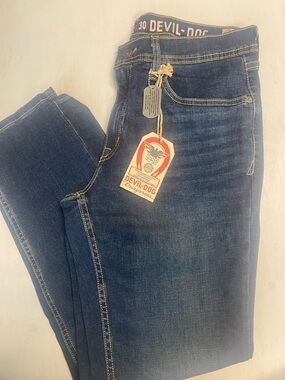 Women's Skinny Jeans in Dark Blue